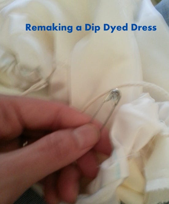 iLoveToCreate Blog: Dip-Dyed Eyelet Dress DIY